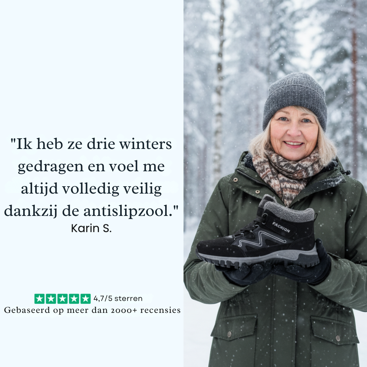 VitaFeet | Elegante Winterlaarzen – Antislip en Waterdicht